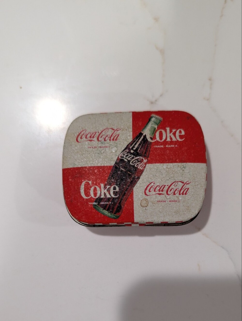 Coca-Cola Collectible Tin in Red & White
